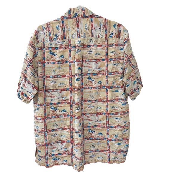 Vintage KAHALA Shirt Men’s XL Swordfish Button Up 100% Cotton - Picture 2 of 6